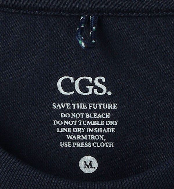 California General Store「＜CGS.＞オーガニック コットン ロングスリーブ ロゴ Tシャツ」|Tシャツ・カットソー|