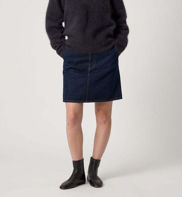STEVEN ALAN「＜Steven Alan＞13OZ デニム ミニスカート」|スカート|NAVY