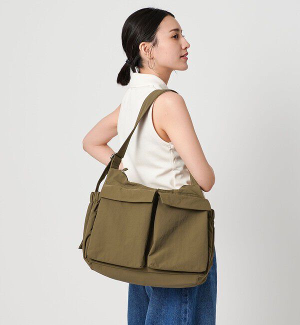 BEAUTY&YOUTH UNITED ARROWS「フロント ダブルポケット ビッグ ショルダーバッグ」|ショルダー・メッセンジャー|