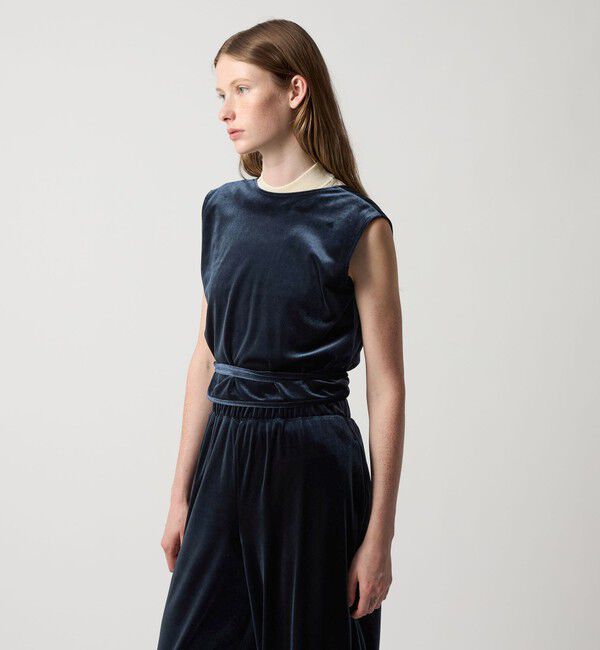 STEVEN ALAN「＜Steven Alan＞ベロア カシュクール ベスト」|ベスト・ジレ|