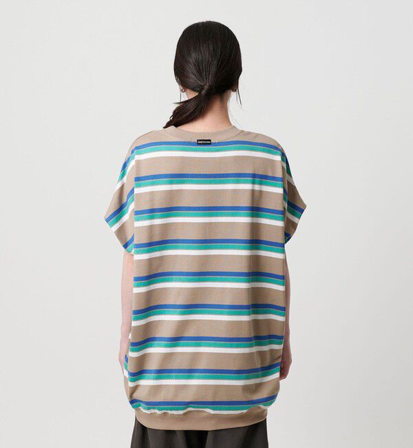 BEAUTY&YOUTH UNITED ARROWS「＜Americana＞マルチボーダー スリーブレス トップス/ベージュ」|Tシャツ・カットソー|
