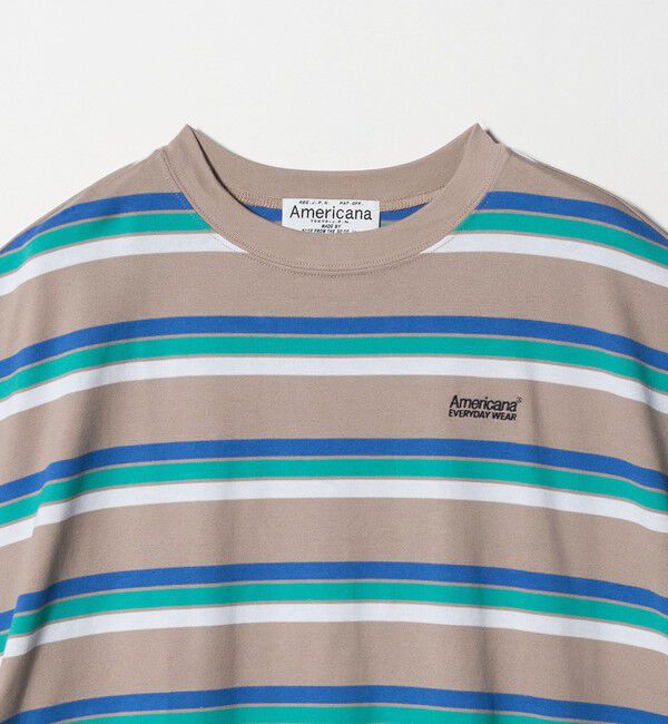 BEAUTY&YOUTH UNITED ARROWS「＜Americana＞マルチボーダー スリーブレス トップス/ベージュ」|Tシャツ・カットソー|