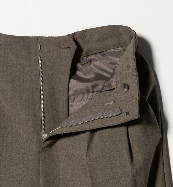 BEAUTY&YOUTH UNITED ARROWS「ポリエステルブレンド ２タック タブワイドパンツ」|その他|