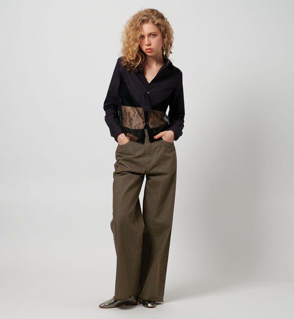 ATTISESSION「＜ATTISESSION＞ワイド デニムパンツ 4/402」|デニム|