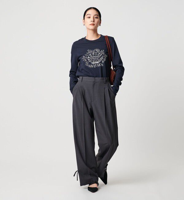 BEAUTY&YOUTH UNITED ARROWS「【別注】＜WAVE UNION＞プリントロングスリーブTシャツ」|Tシャツ・カットソー|