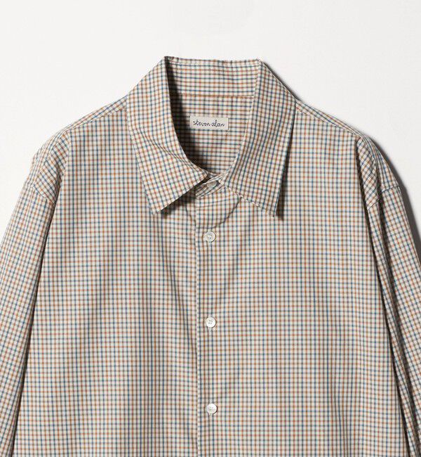 STEVEN ALAN「＜Steven Alan＞コットン チェック シャツ」|シャツ・ブラウス|