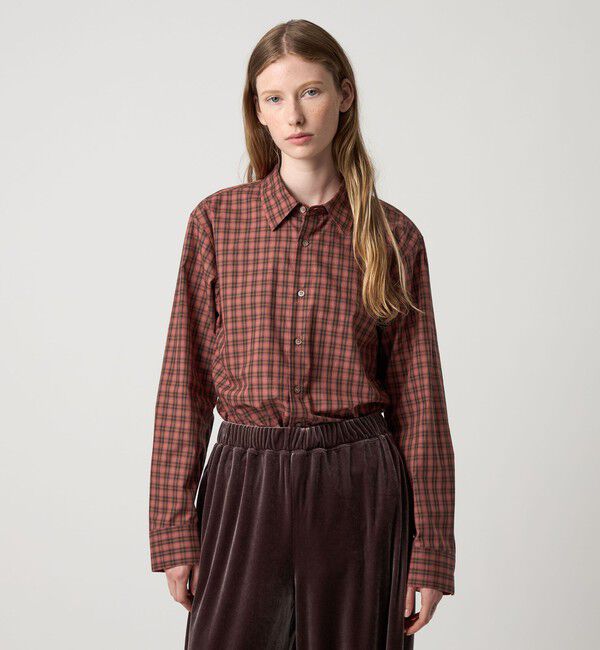 STEVEN ALAN「＜Steven Alan＞コットン チェック シャツ」|シャツ・ブラウス|