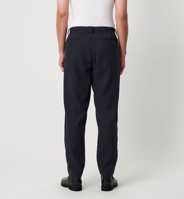 BEAUTY&YOUTH UNITED ARROWS「トリコチン ポリエステル 1プリーツ テーパードパンツ NO.5 セットアップ対応」|チノ|