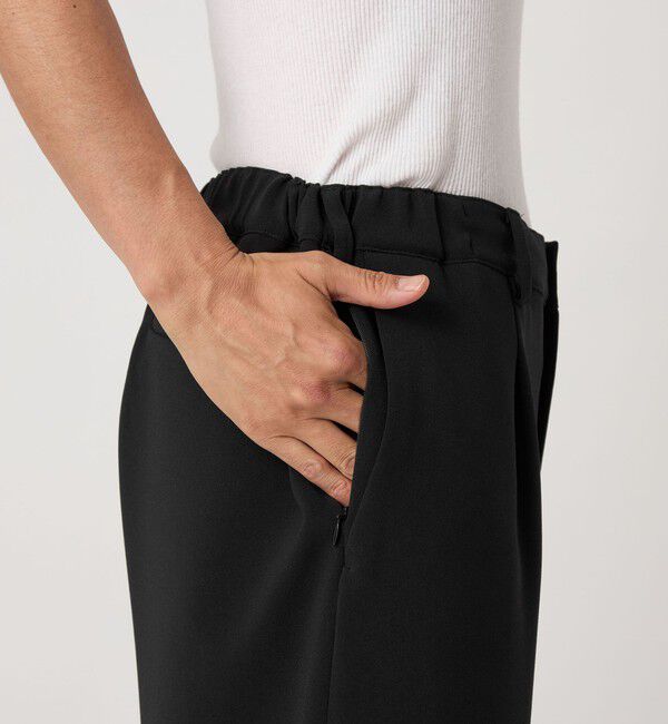 BEAUTY&YOUTH UNITED ARROWS「DUAL PACK 2.0 1プリーツ テーパード イージーパンツ -セットアップ対応 ウォッシャブル マルチ機能-」|チノ|