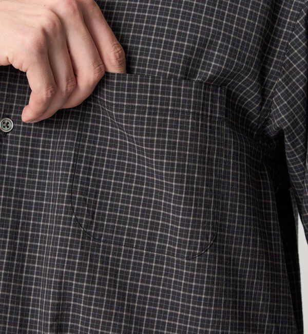 STEVEN ALAN「＜Steven Alan＞ 60 シック チェック オープンカラー シャツ」|シャツ・ブラウス|