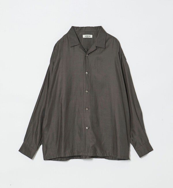 MONKEY TIME「キュプラ コットン オープンカラー シャツ」|シャツ・ブラウス|