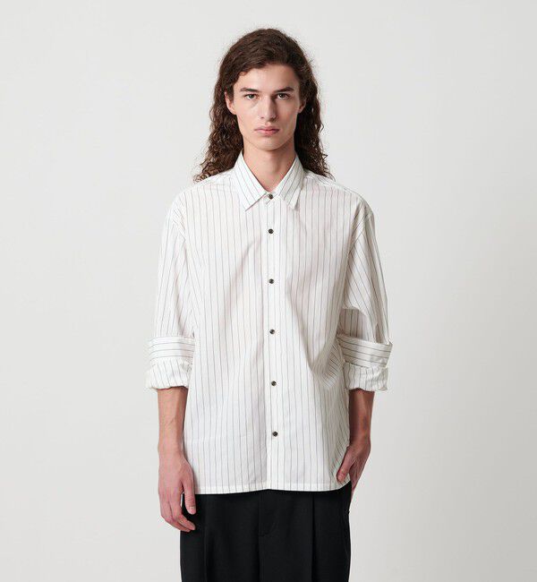 MONKEY TIME「コットン クロップド シャツ」|シャツ・ブラウス|