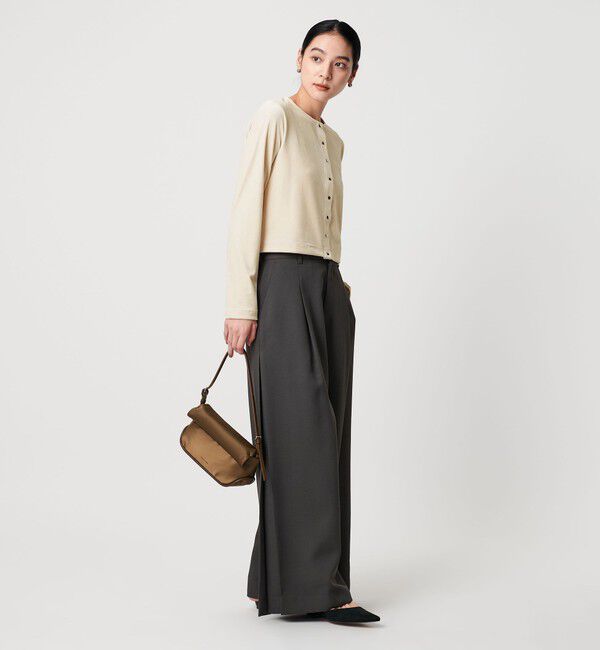 BEAUTY&YOUTH UNITED ARROWS「ベロアコンパクト カーディガン」|カーディガン|