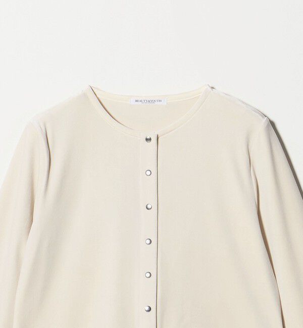 BEAUTY&YOUTH UNITED ARROWS「ベロアコンパクト カーディガン」|カーディガン|
