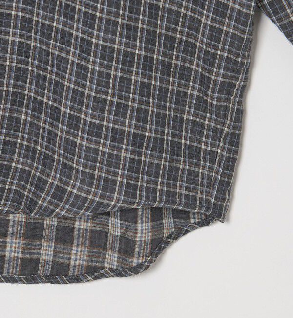 MONKEY TIME「ダブルガーゼ チェック シャツ」|シャツ・ブラウス|