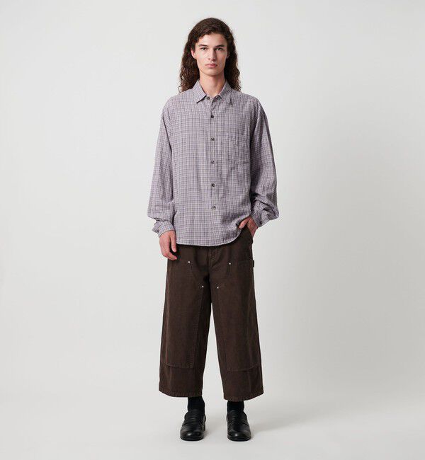 MONKEY TIME「ダブルガーゼ チェック シャツ」|シャツ・ブラウス|