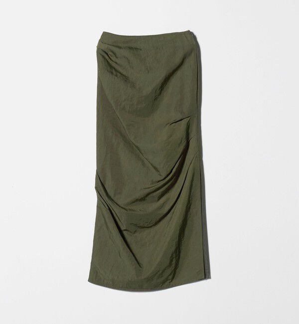 ATTISESSION「＜ATTISESSION＞ナイロン ドレープ ロング スカート」|スカート|