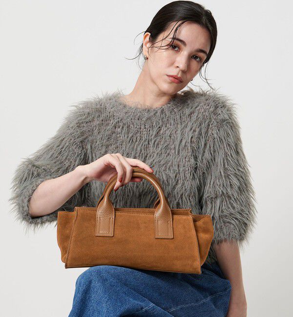 BEAUTY&YOUTH UNITED ARROWS「＜ELYSIR＞スエード ロングスクエア トートバッグ」|ハンドバッグ|