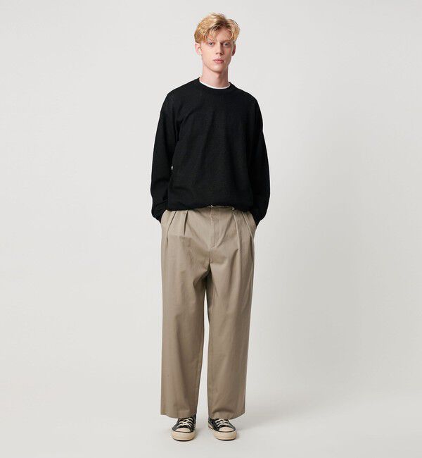 BEAUTY&YOUTH UNITED ARROWS「エア ミラノ クルーネック ニット 抗菌防臭」|ニット・セーター|