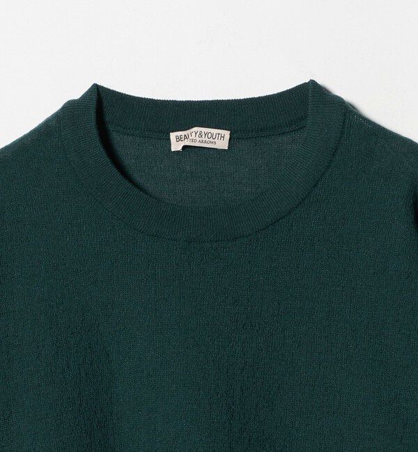 BEAUTY&YOUTH UNITED ARROWS「エア ミラノ クルーネック ニット 抗菌防臭」|ニット・セーター|