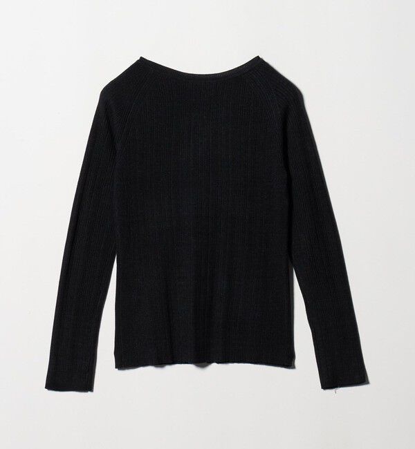 BEAUTY&YOUTH UNITED ARROWS「ポリエステルブレンド メランジリブ カーディガン ウォッシャブル」|カーディガン|