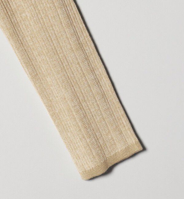 BEAUTY&YOUTH UNITED ARROWS「ポリエステルブレンド メランジリブ カーディガン ウォッシャブル」|カーディガン|