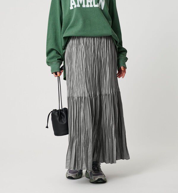 BEAUTY&YOUTH UNITED ARROWS「ポリエステル チンツプリーツ スカート」|スカート|