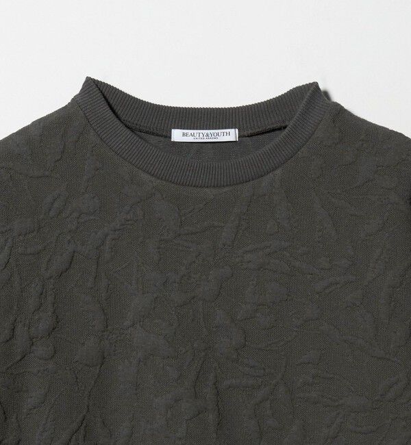 BEAUTY&YOUTH UNITED ARROWS「ボタニカルジャガード プルオーバー」|Tシャツ・カットソー|
