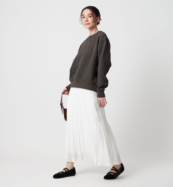 BEAUTY&YOUTH UNITED ARROWS「ボタニカルジャガード プルオーバー」|Tシャツ・カットソー|