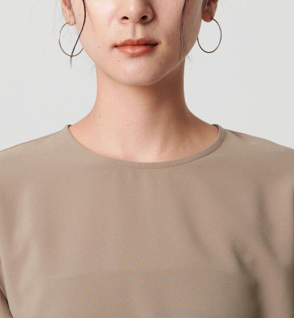 BEAUTY&YOUTH UNITED ARROWS「【WEB限定 Wardrobe DAILY MINIMAL】クルーネックブラウス ウォッシャブル」|シャツ・ブラウス|