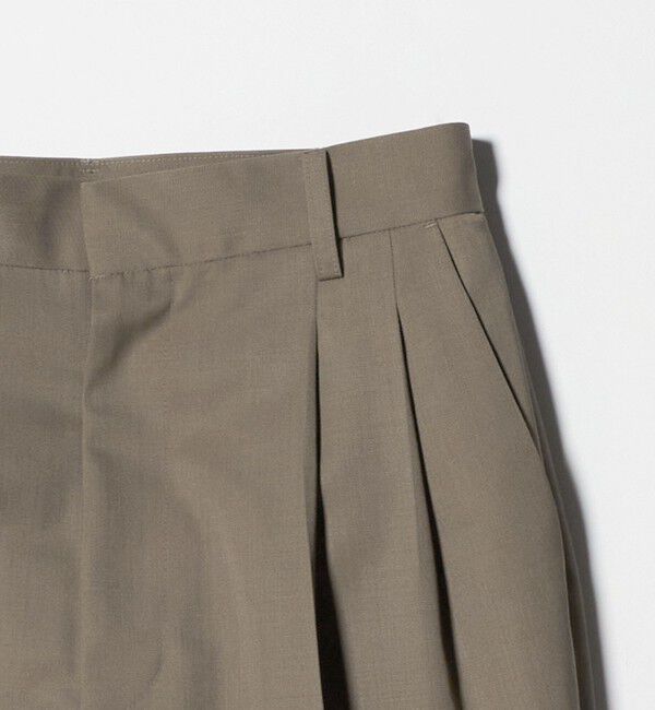 STEVEN ALAN「＜Steven Alan＞TW タック テーパード パンツ」|スラックス|