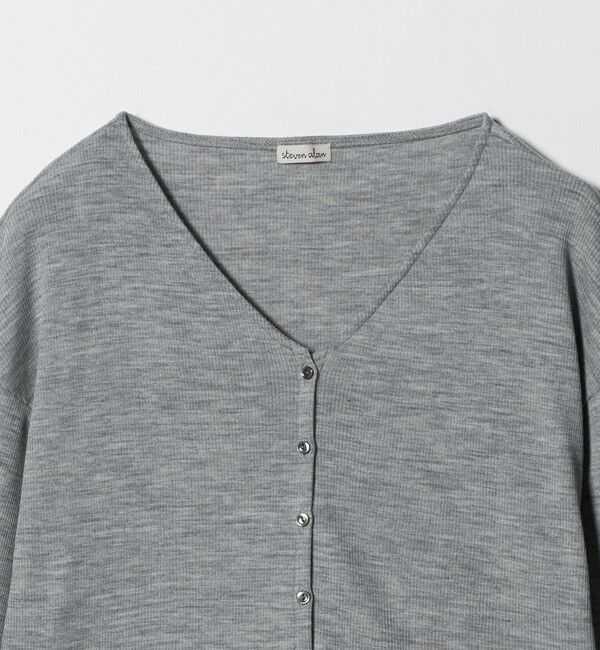 STEVEN ALAN「＜Steven Alan＞ウール リブ カーディガン」|カーディガン|
