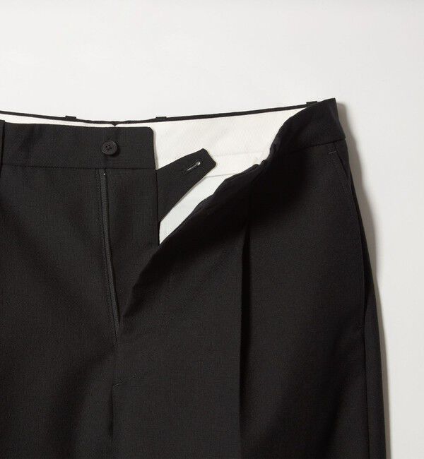 STEVEN ALAN「＜Steven Alan＞ ウール オックスフォード アウト ワンプリーツ スラックス」|スラックス|