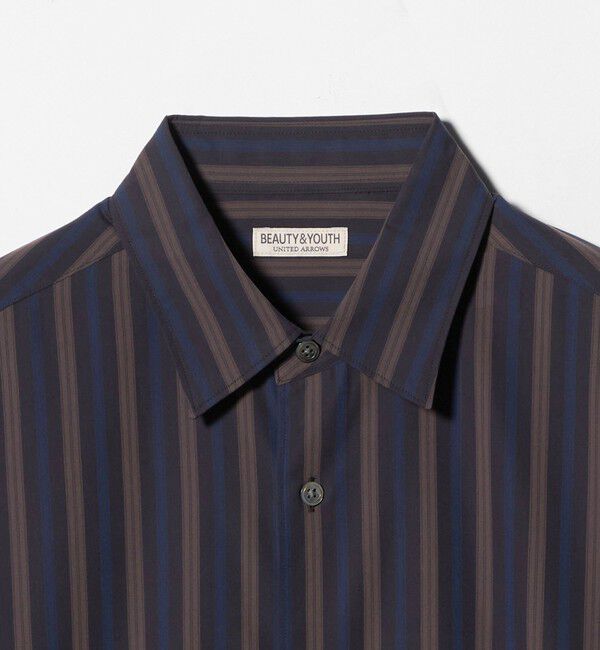 BEAUTY&YOUTH UNITED ARROWS「ネオ ピッチ ストライプ レギュラー シャツ FORM型」|シャツ・ブラウス|