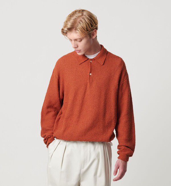 BEAUTY&YOUTH UNITED ARROWS「ニュアンス カール 2B ポロニット」|ニット・セーター|