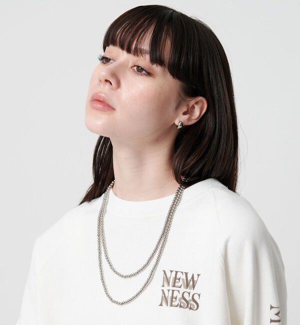 BEAUTY&YOUTH UNITED ARROWS「ボールチェーン ロング ネックレス」|ネックレス|SILVER
