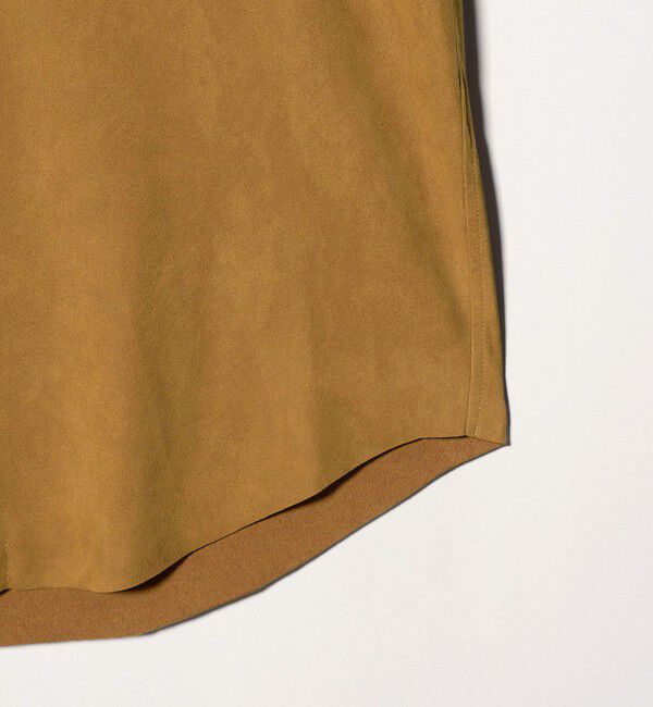 California General Store「＜CGS.＞スウェード ライク オープンカラー シャツ」|シャツ・ブラウス|