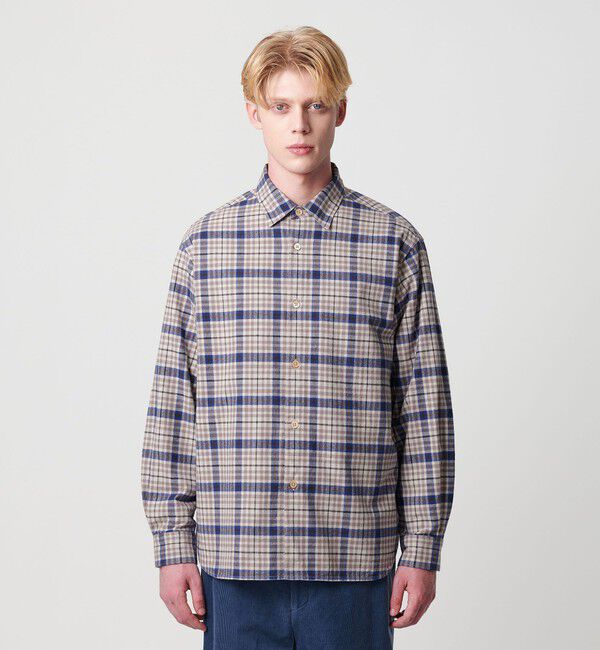 BEAUTY&YOUTH UNITED ARROWS「H/COUNT VYL チェックレギュラーシャツ FORM型」|シャツ・ブラウス|