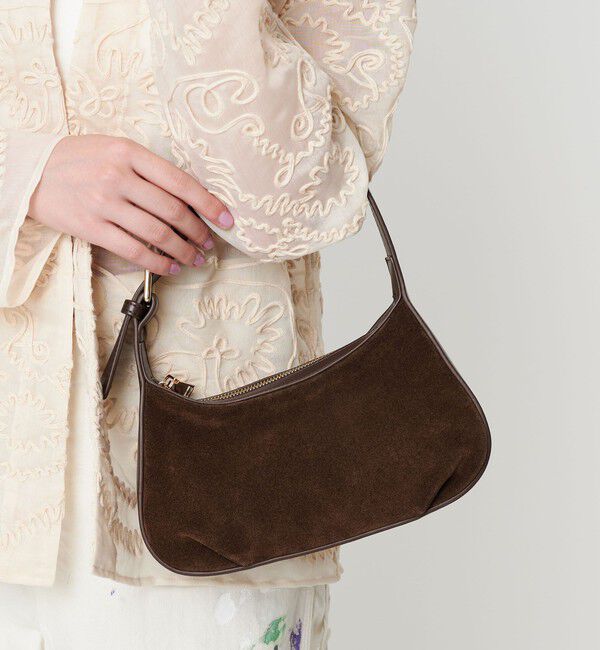 BEAUTY&YOUTH UNITED ARROWS「スエード ムーン ワイドベルト ワンショルダーバッグ」|ショルダー・メッセンジャー|