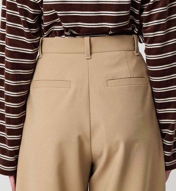 BEAUTY&YOUTH UNITED ARROWS「ポリエステルブレンド カーブパンツ」|スラックス|