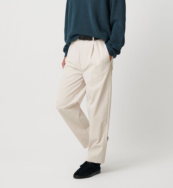 BEAUTY&YOUTH UNITED ARROWS「ユーティリティ1P TP リラックス イージーパンツ 撥水機能 ストレッチ」|チノ|NATURAL