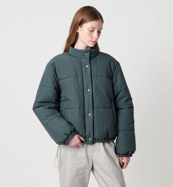 STEVEN ALAN「＜Steven Alan＞コットン ナイロン パデッド ショート ブルゾン」|その他|TURQUOISE