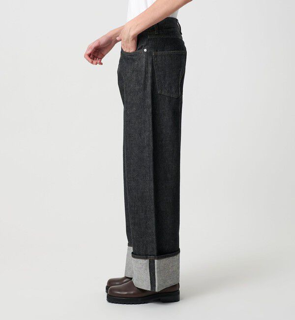 MONKEY TIME「デニム ロールアップ バギー パンツ」|チノ|