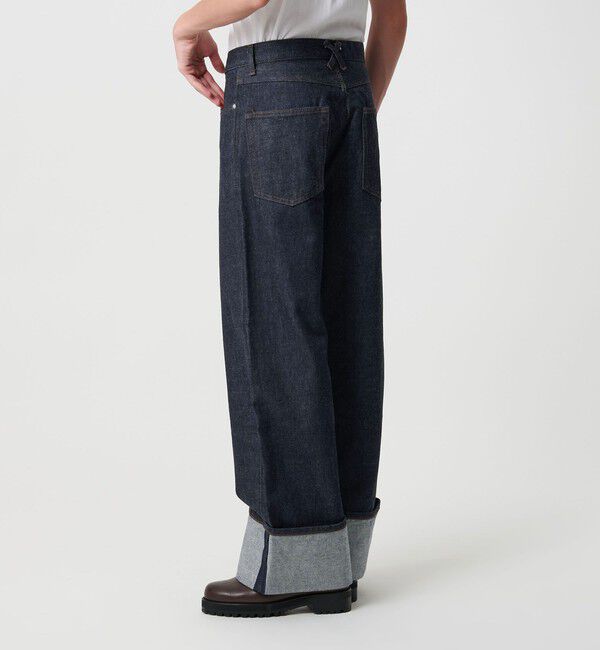 MONKEY TIME「デニム ロールアップ バギー パンツ」|チノ|