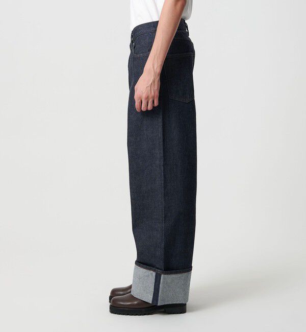 MONKEY TIME「デニム ロールアップ バギー パンツ」|チノ|