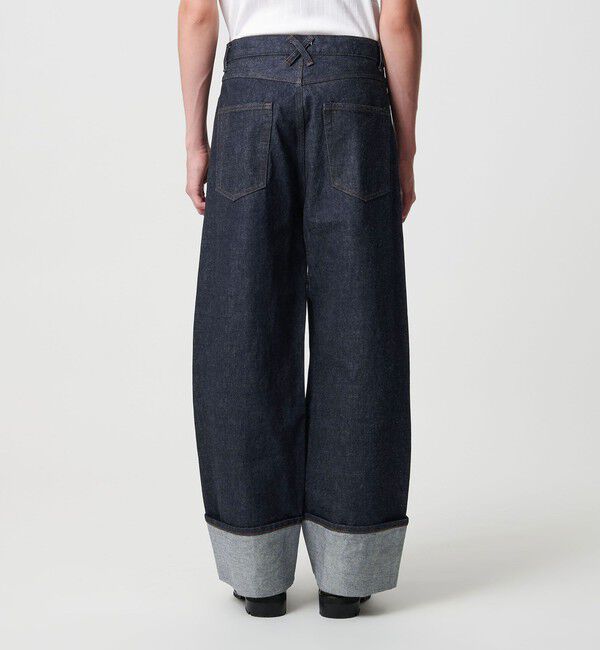 MONKEY TIME「デニム ロールアップ バギー パンツ」|チノ|