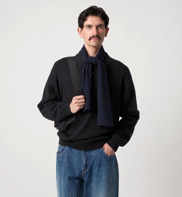 STEVEN ALAN「＜Steven Alan＞ CTN/CA 2B ニット ポロシャツ」|ニット・セーター|