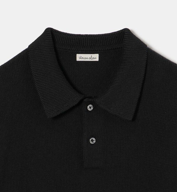 STEVEN ALAN「＜Steven Alan＞ CTN/CA 2B ニット ポロシャツ」|ニット・セーター|