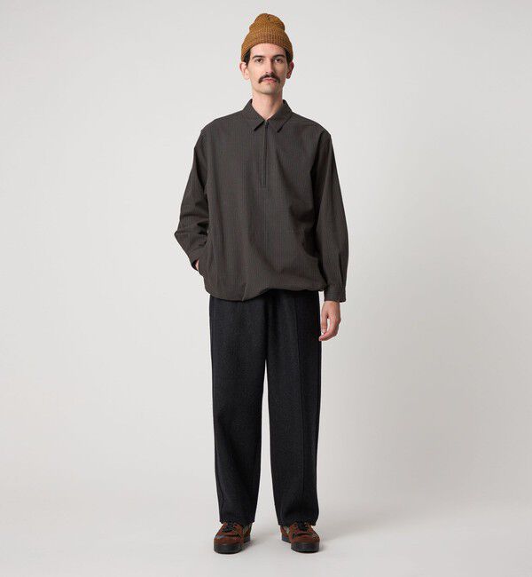 STEVEN ALAN「＜Steven Alan＞ チェック ジップ プルオーバー シャツ LOOSE」|シャツ・ブラウス|