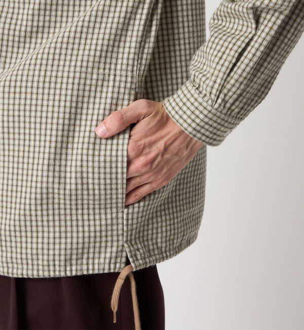 STEVEN ALAN「＜Steven Alan＞ チェック ジップ プルオーバー シャツ LOOSE」|シャツ・ブラウス|